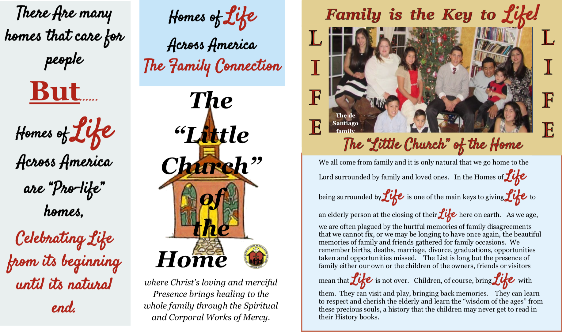 Family key to life Brochure
